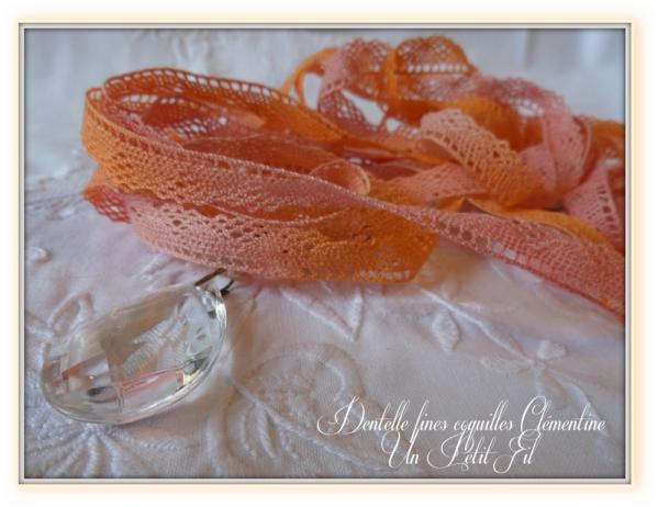 Dentelle fines coquilles clementine un petit fil 1