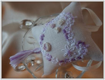 Image kit variation violette hardanger et soie