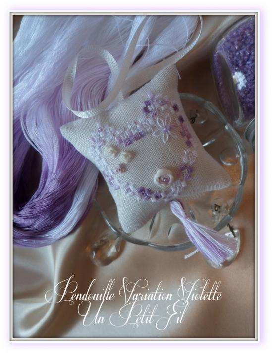 Kit pendouille a ciseaux hardanger et soie variation violette 2