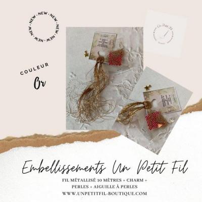 Embellissements doré Un Petit Fil