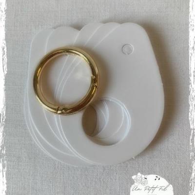 lot étiquettes fils + anneau