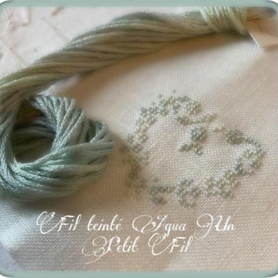 Cchamois sable aqua un petit fil 9