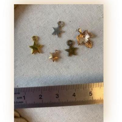 Charms etoiles et feuilles ma foret d hiver