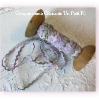 Croquet teinte clematite 2 upf 1