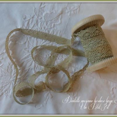 Dentelle ancienne bordure largelichen 1