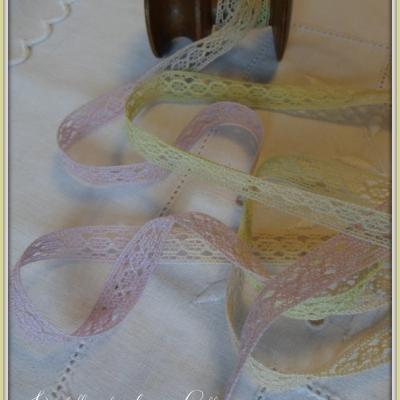 Dentelle entre deux linette un petit fil