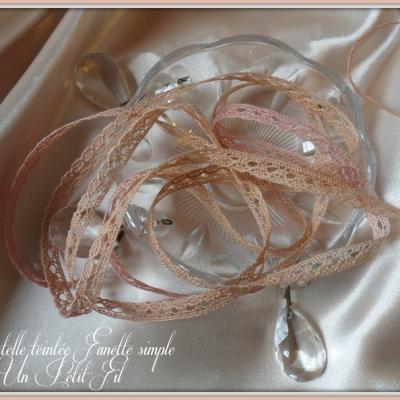 Dentelle simple fanette un petit fil
