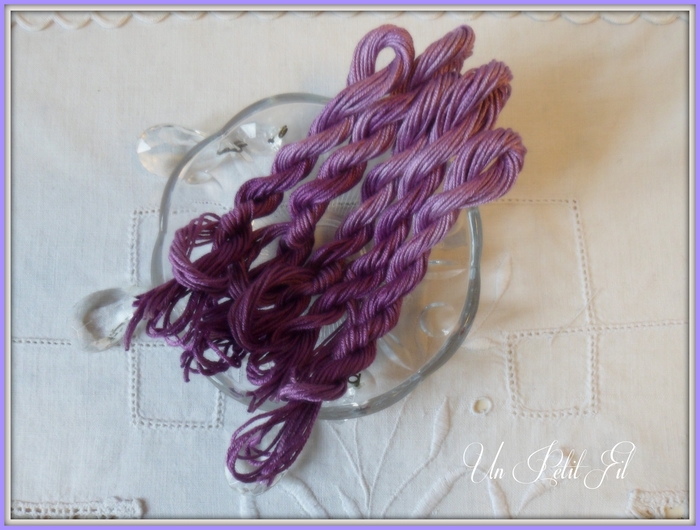 Fil de soie violette 2