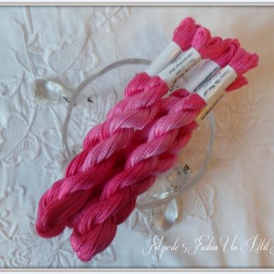 Fil perle 5 fushia un petit fil