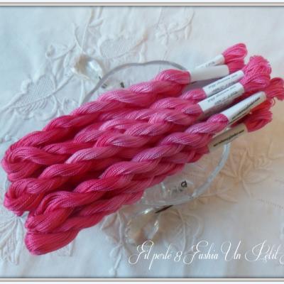 Fil perle 8 fushia un petit fil