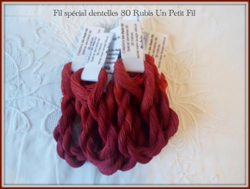 Fil perle sd 80 rubis 2
