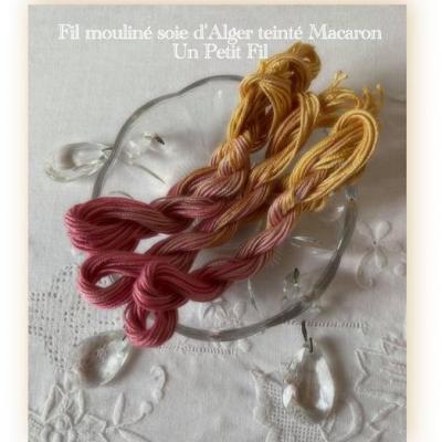 Fil soie macaron un petit fil