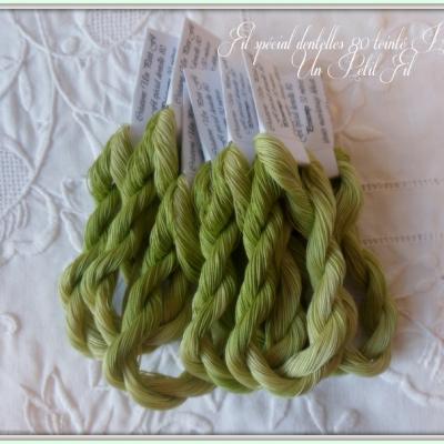 Fil special dentelles 80 teinte printemps un petit fil 1