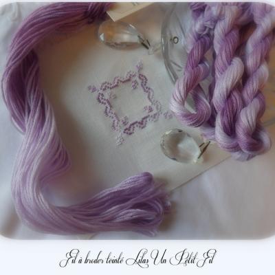 Fil teinte lilas un petit fil 1