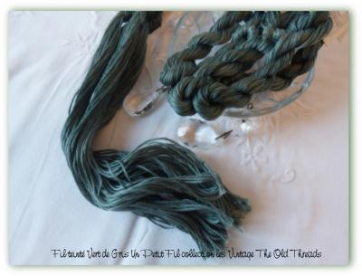 Fil vert de gris un petit fil collection les vintage the old threads