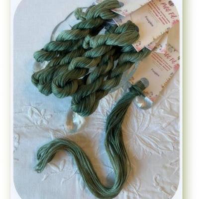 Fils teintes fougere un petit fil