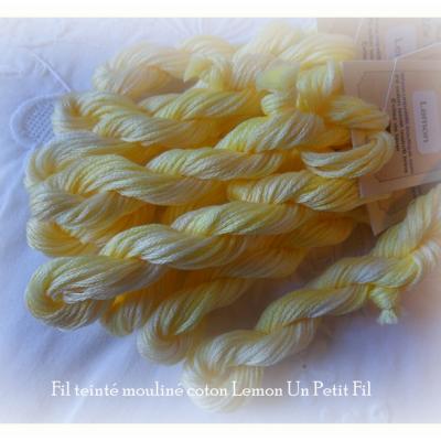 Fils teintes lemon un petit fil 1