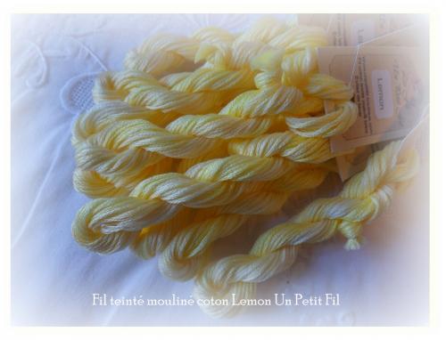 Fils teintes lemon un petit fil 1