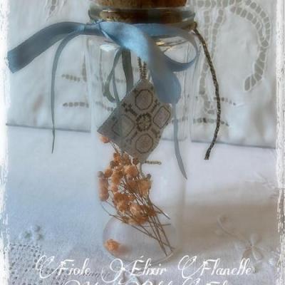 Kit Fiole Elixir Flanelle (sur toile 16 fils/cm)