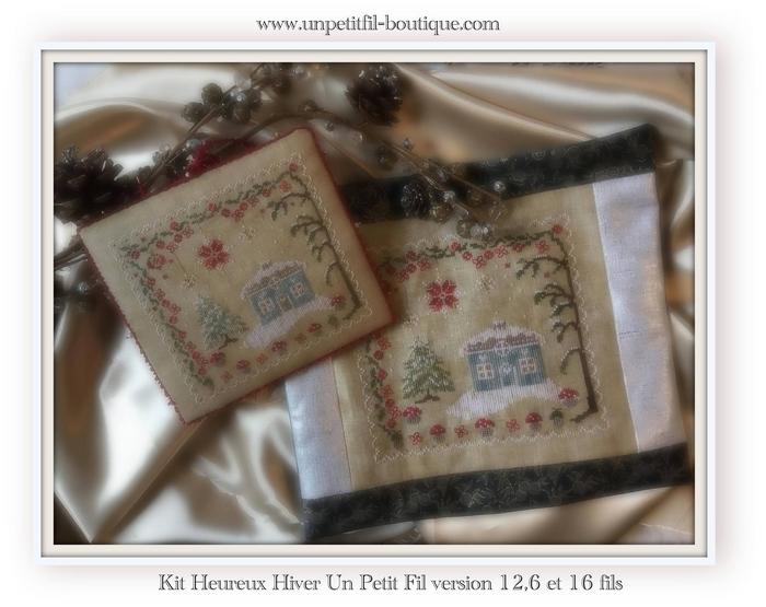 Kits complets Heureux Hiver 2 versions 12 et 16 fils