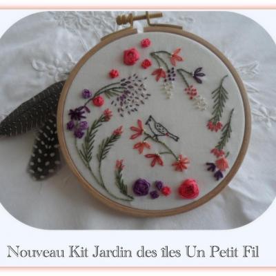 Kit Jardin des Iles Rubans de soie et fils coton