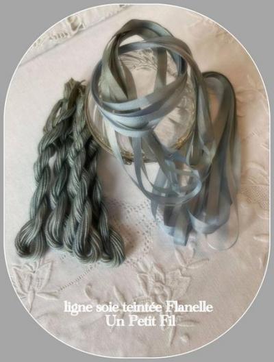 Ligne soie teintee flanelle