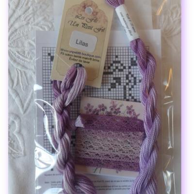 Lot decouverte lilas un petit fil