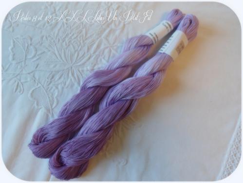 Perles 8 et 12 xxl lilas un petit fil