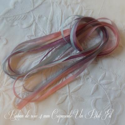 Ruban 4 mm crepuscule un petit fil