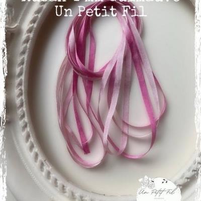 Ruban 4 mm guimauve