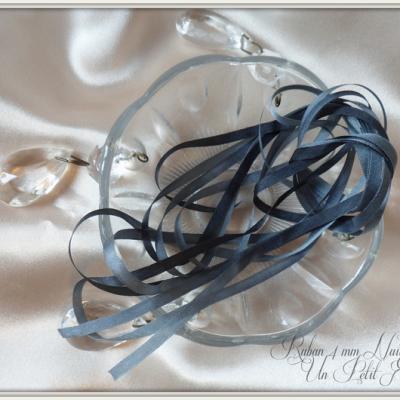 Ruban 4 mm nuits noires