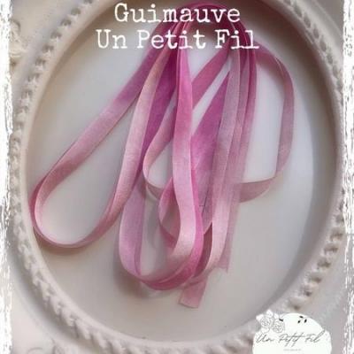 Ruban 7 mm guimauve