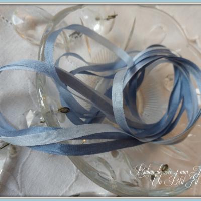Ruban de soie 4 mm jeannette 1