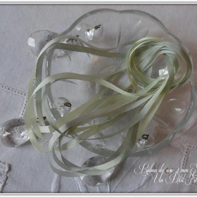 Ruban de soie 4 mm sapinette 2