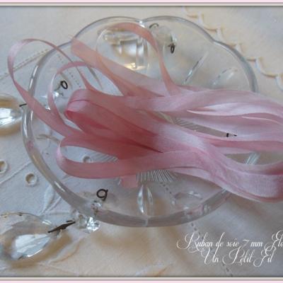 Ruban de soie 7 mm florette