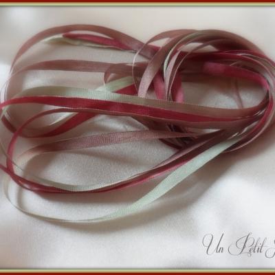 Ruban de soie Natale 4 mm