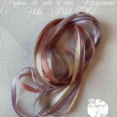 Ruban soie equinoxe 4 mm