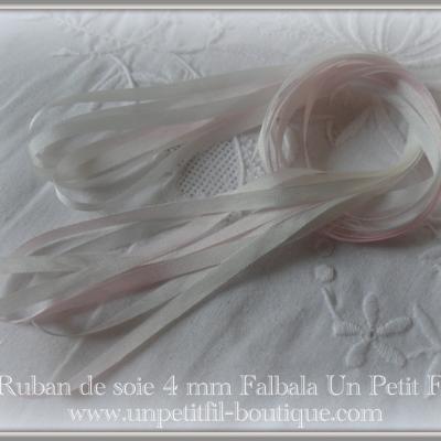 Rubans 4 mm falbala un petit fil