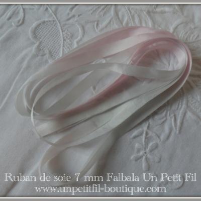 Ruban de soie Falbala 7 mm