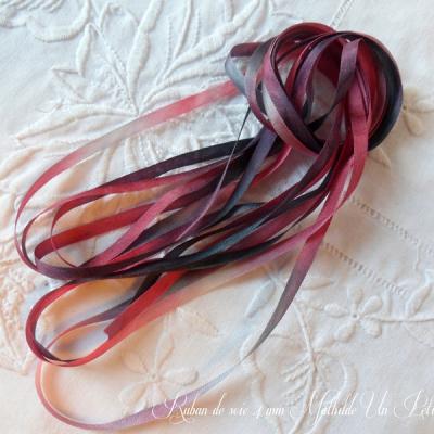 Rubans de soie 4 mm mathilde un petit fil 1