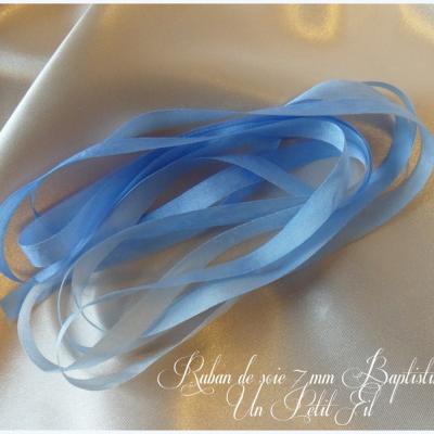Rubans de soie 7 mm baptistine 1