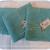 Toiles 16 fils teintees artisanalement jade un petit fil
