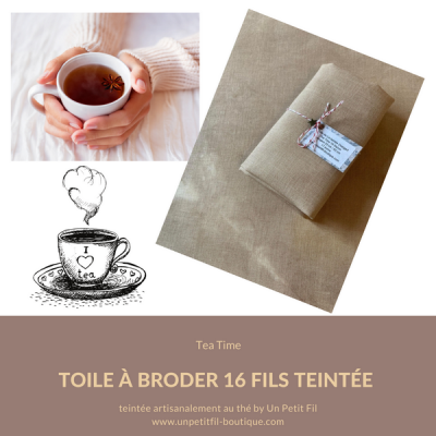 Toiles teintees 18 fils bristol 1