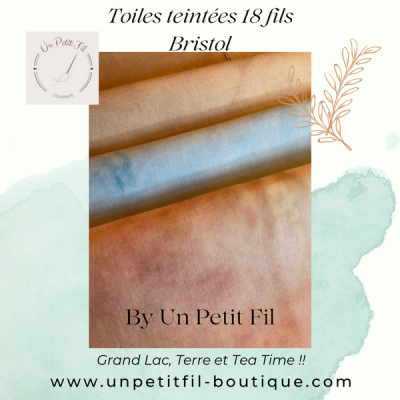 Toiles teintees 18 fils bristol 2