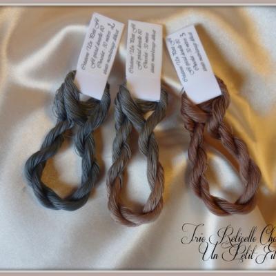 Trio reticello chocolat