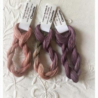 Trio reticello clematite un petit fil