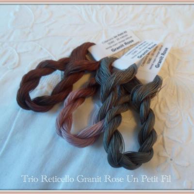 Trio Reticello Granit Rose